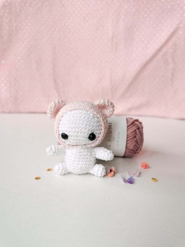 produits ours à capuche rose